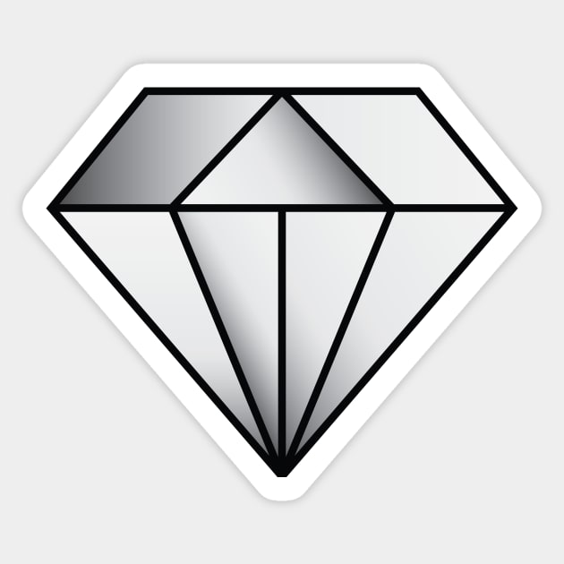 Shine Bright Like a Diamond Sticker by TRNCreative